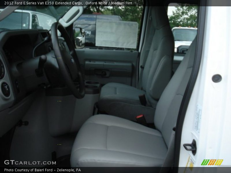 Oxford White / Medium Flint 2012 Ford E Series Van E350 Extended Cargo