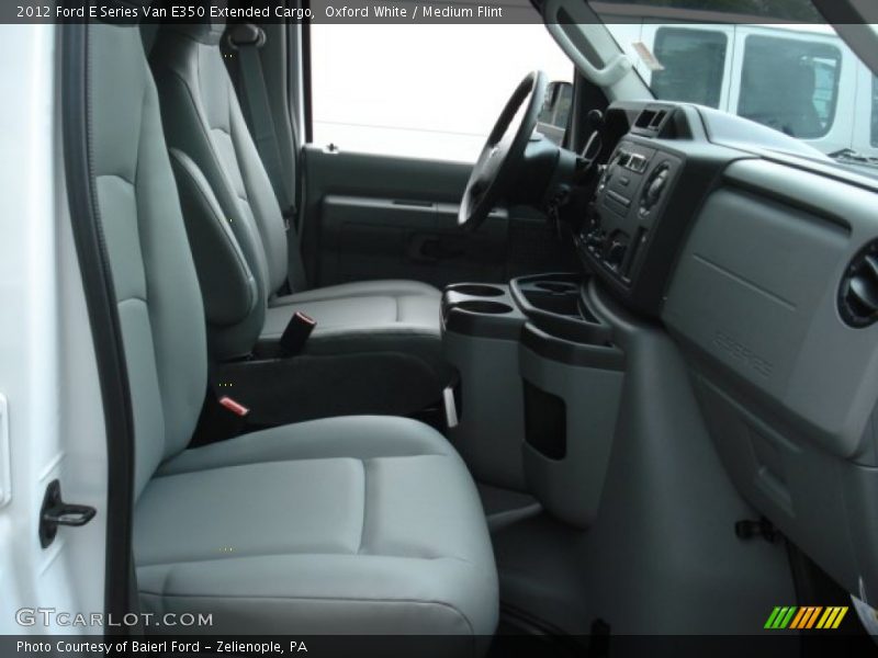 Oxford White / Medium Flint 2012 Ford E Series Van E350 Extended Cargo