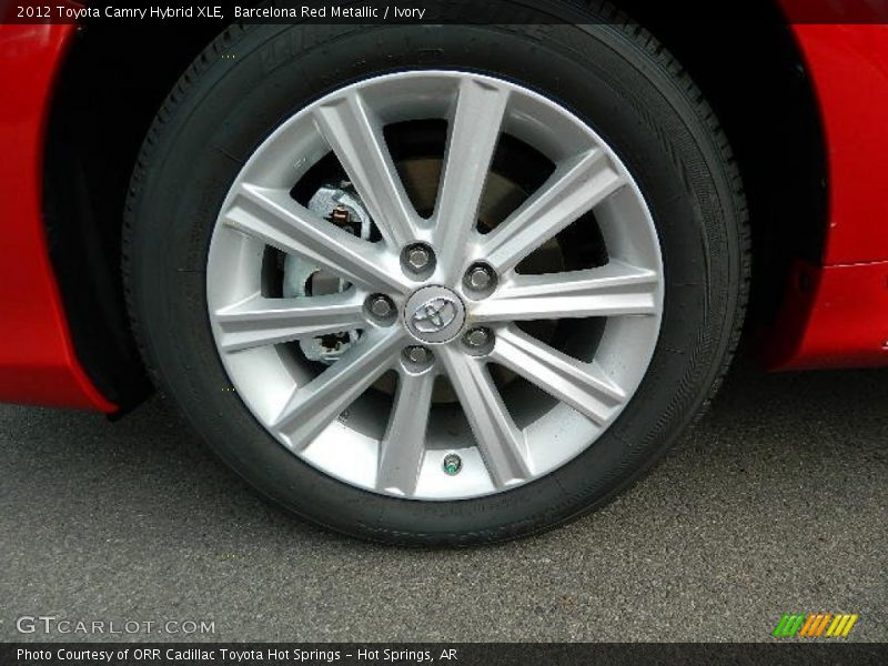 Barcelona Red Metallic / Ivory 2012 Toyota Camry Hybrid XLE