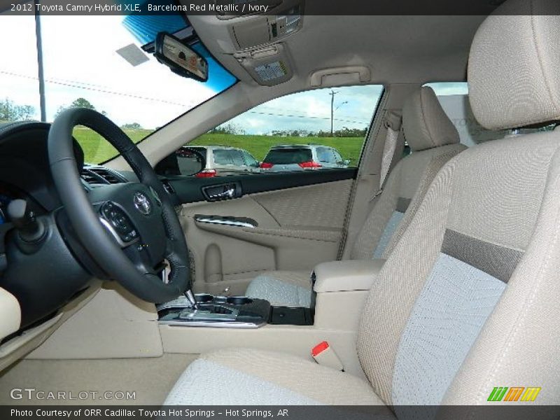 Barcelona Red Metallic / Ivory 2012 Toyota Camry Hybrid XLE
