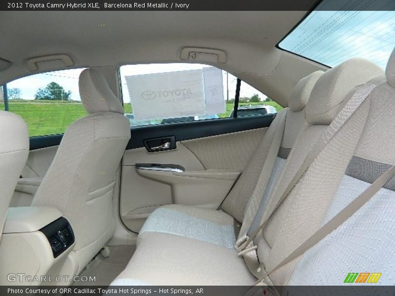 Barcelona Red Metallic / Ivory 2012 Toyota Camry Hybrid XLE