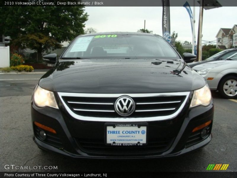 Deep Black Metallic / Black 2010 Volkswagen CC Luxury