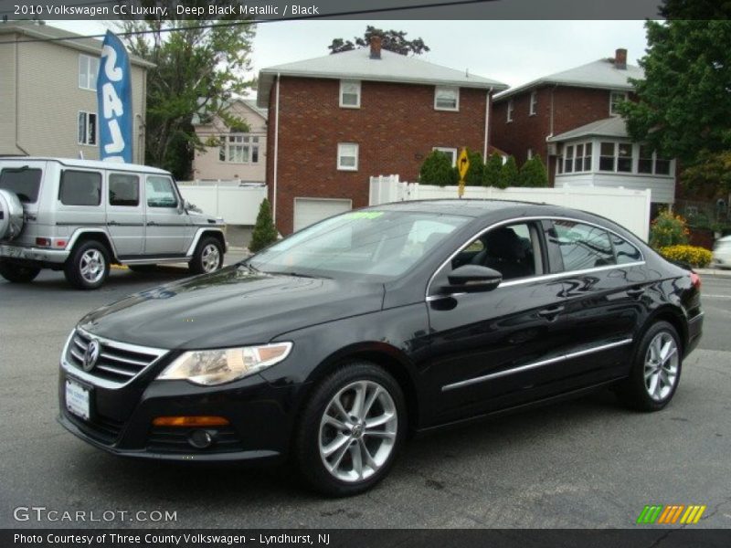 Deep Black Metallic / Black 2010 Volkswagen CC Luxury