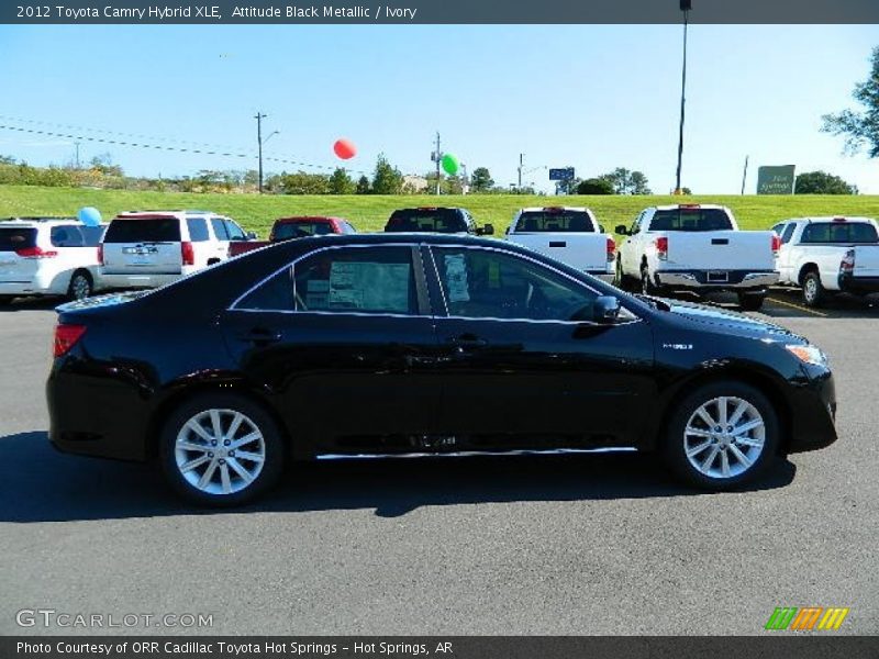 Attitude Black Metallic / Ivory 2012 Toyota Camry Hybrid XLE