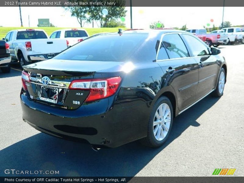 Attitude Black Metallic / Ivory 2012 Toyota Camry Hybrid XLE