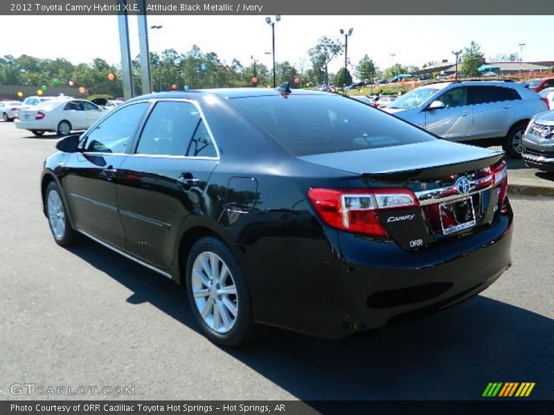 Attitude Black Metallic / Ivory 2012 Toyota Camry Hybrid XLE