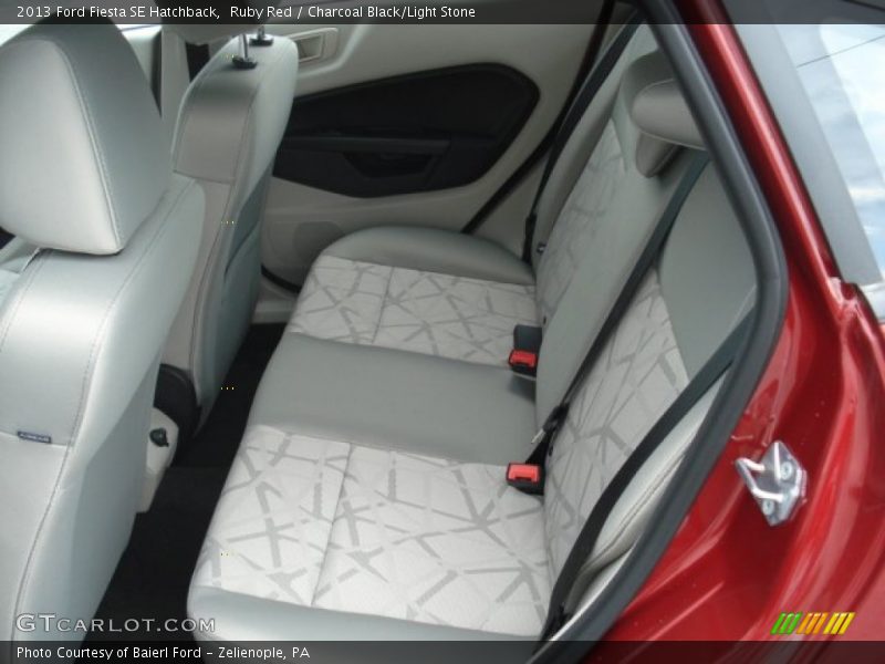 Rear Seat of 2013 Fiesta SE Hatchback