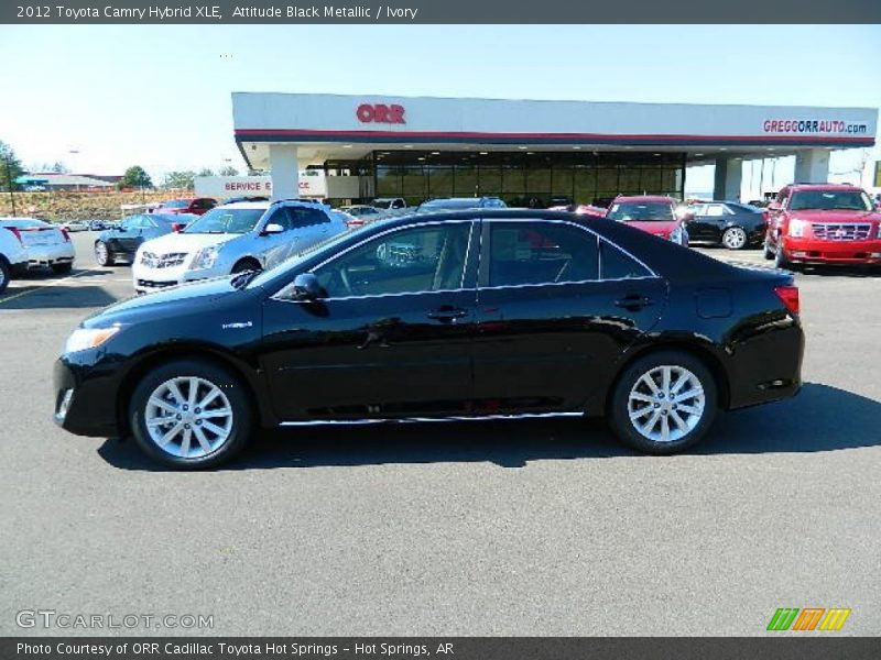 Attitude Black Metallic / Ivory 2012 Toyota Camry Hybrid XLE