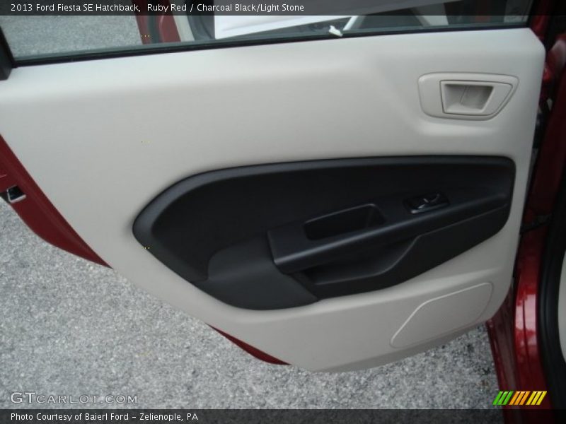 Ruby Red / Charcoal Black/Light Stone 2013 Ford Fiesta SE Hatchback