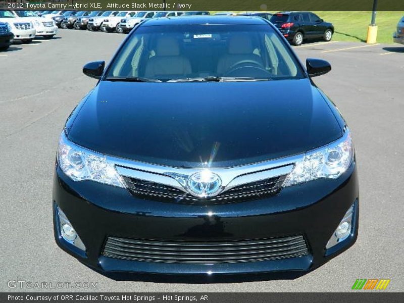 Attitude Black Metallic / Ivory 2012 Toyota Camry Hybrid XLE