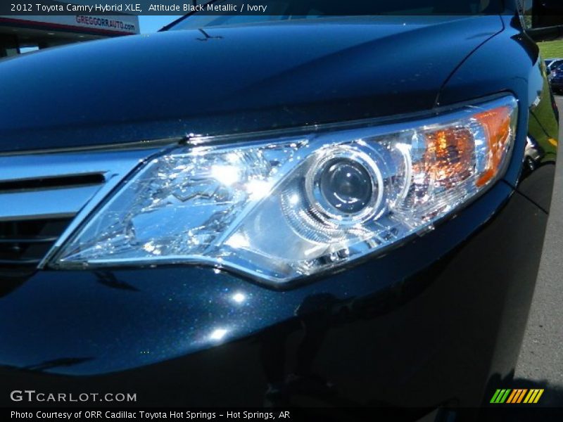 Attitude Black Metallic / Ivory 2012 Toyota Camry Hybrid XLE