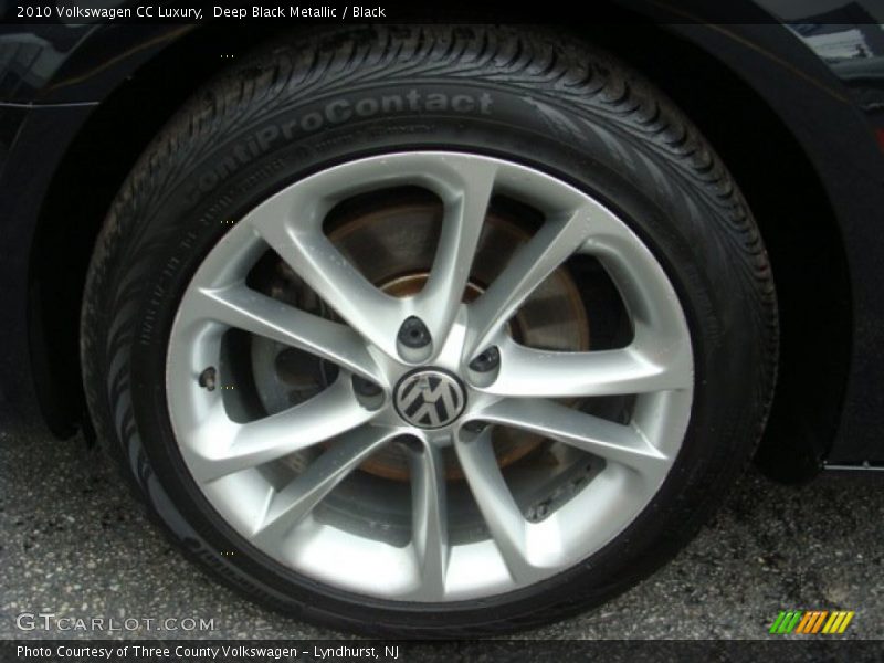 Deep Black Metallic / Black 2010 Volkswagen CC Luxury
