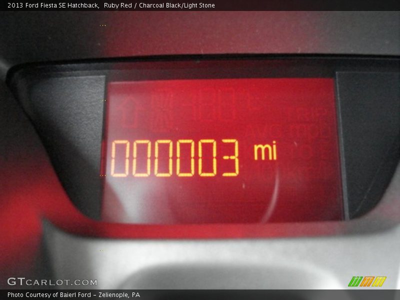 Ruby Red / Charcoal Black/Light Stone 2013 Ford Fiesta SE Hatchback