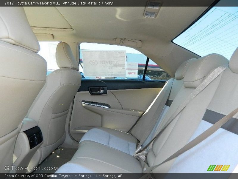Attitude Black Metallic / Ivory 2012 Toyota Camry Hybrid XLE
