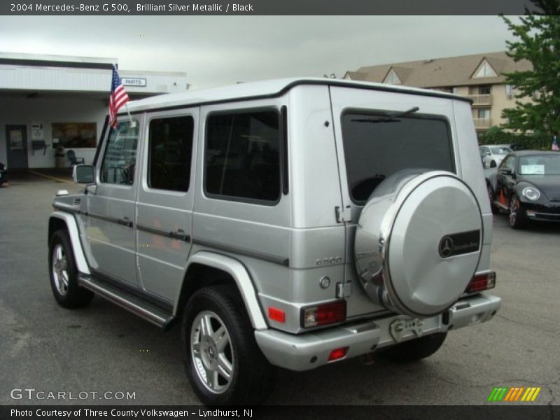 Brilliant Silver Metallic / Black 2004 Mercedes-Benz G 500