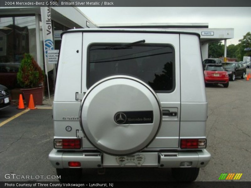 Brilliant Silver Metallic / Black 2004 Mercedes-Benz G 500