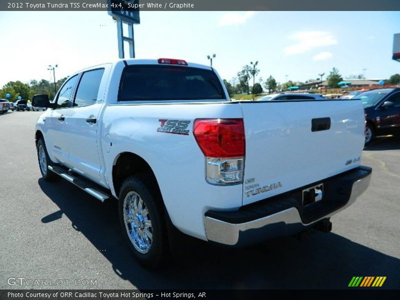 Super White / Graphite 2012 Toyota Tundra TSS CrewMax 4x4