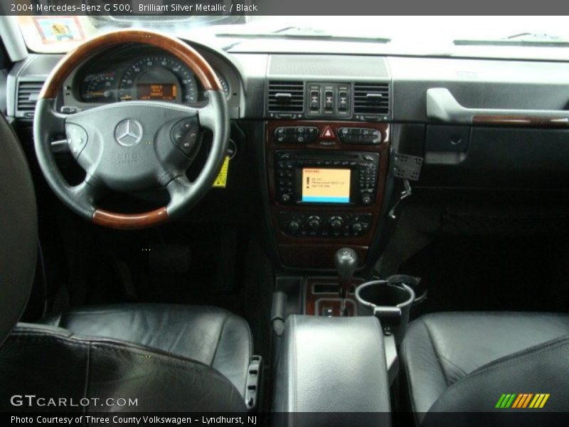 Brilliant Silver Metallic / Black 2004 Mercedes-Benz G 500