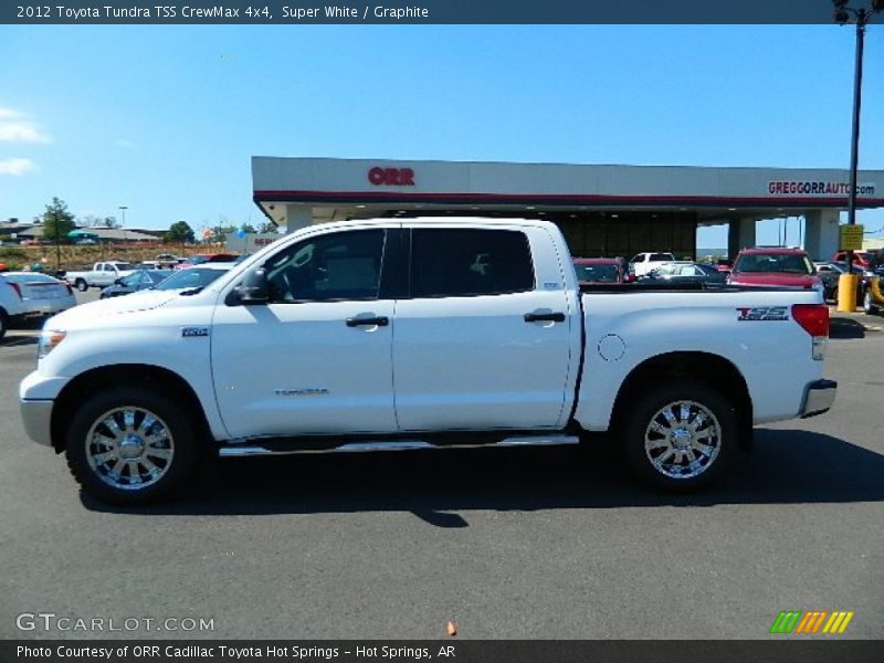 Super White / Graphite 2012 Toyota Tundra TSS CrewMax 4x4