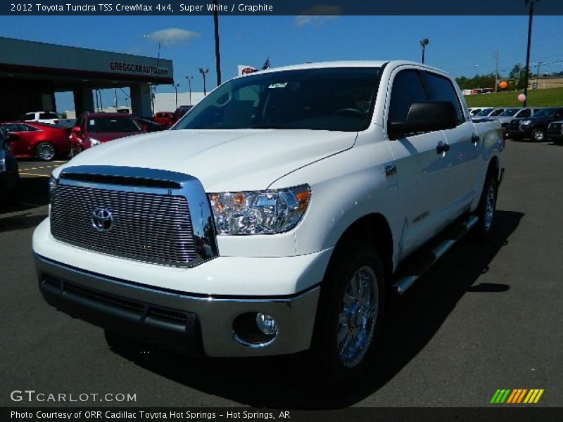 Super White / Graphite 2012 Toyota Tundra TSS CrewMax 4x4