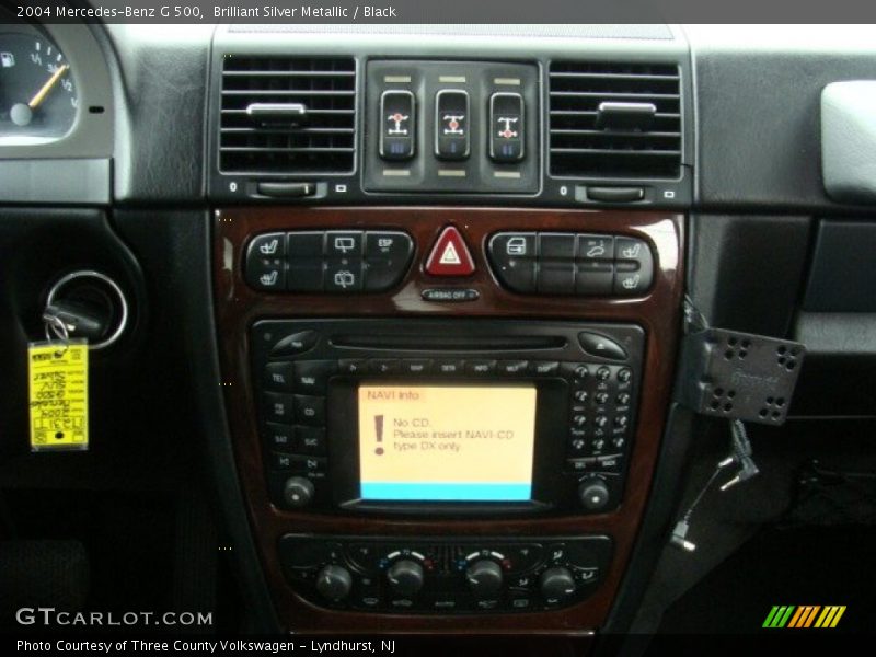 Brilliant Silver Metallic / Black 2004 Mercedes-Benz G 500