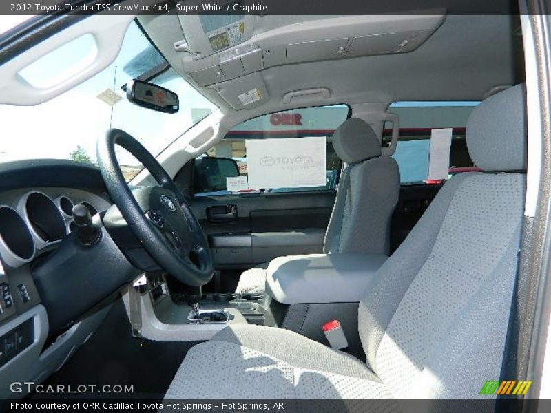 Super White / Graphite 2012 Toyota Tundra TSS CrewMax 4x4
