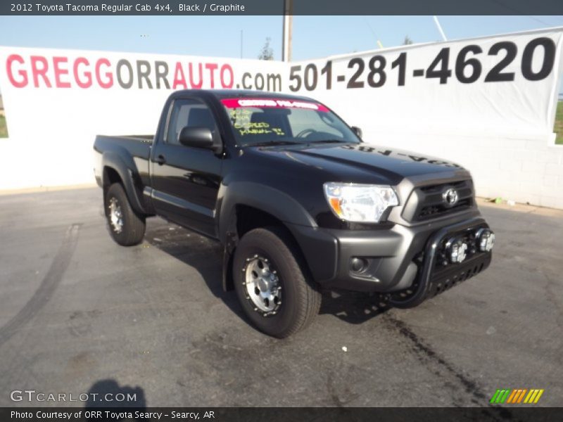Black / Graphite 2012 Toyota Tacoma Regular Cab 4x4