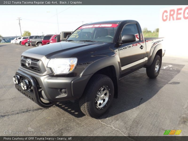 Black / Graphite 2012 Toyota Tacoma Regular Cab 4x4