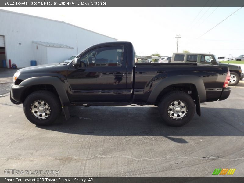Black / Graphite 2012 Toyota Tacoma Regular Cab 4x4