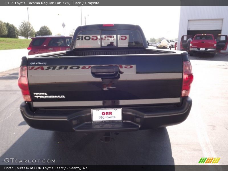 Black / Graphite 2012 Toyota Tacoma Regular Cab 4x4