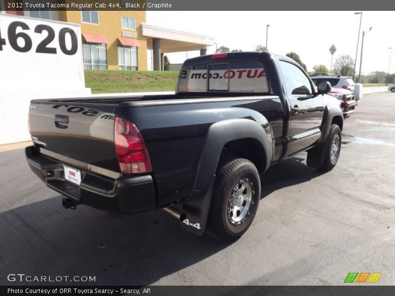 Black / Graphite 2012 Toyota Tacoma Regular Cab 4x4