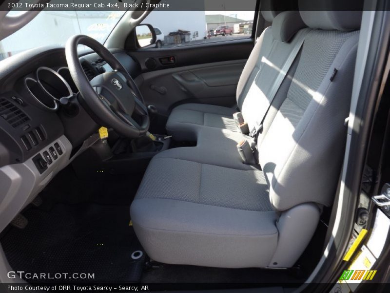 Black / Graphite 2012 Toyota Tacoma Regular Cab 4x4
