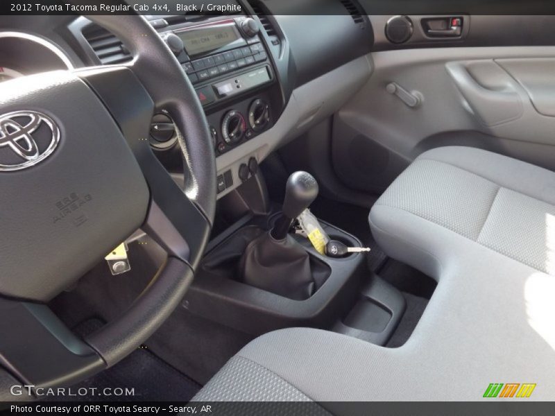 Black / Graphite 2012 Toyota Tacoma Regular Cab 4x4