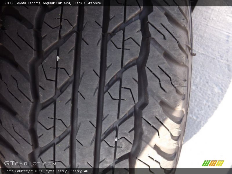 Black / Graphite 2012 Toyota Tacoma Regular Cab 4x4