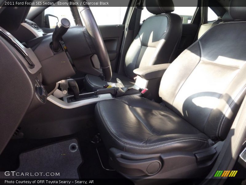 Ebony Black / Charcoal Black 2011 Ford Focus SES Sedan