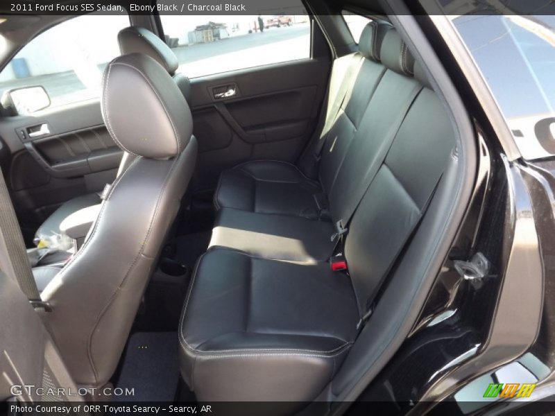 Ebony Black / Charcoal Black 2011 Ford Focus SES Sedan
