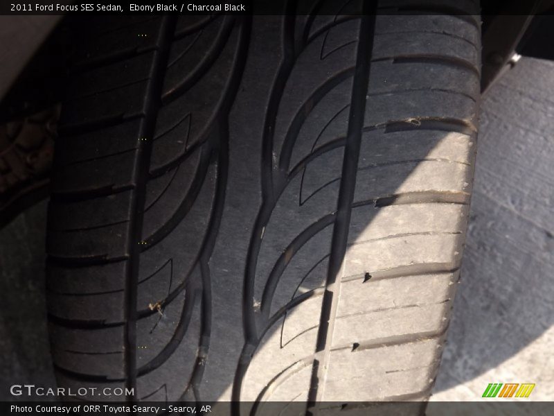 Ebony Black / Charcoal Black 2011 Ford Focus SES Sedan