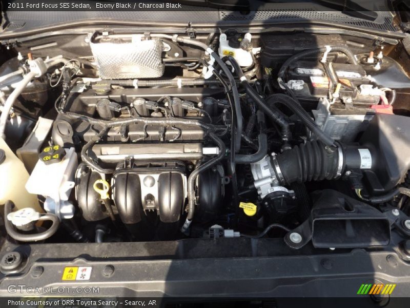 Ebony Black / Charcoal Black 2011 Ford Focus SES Sedan