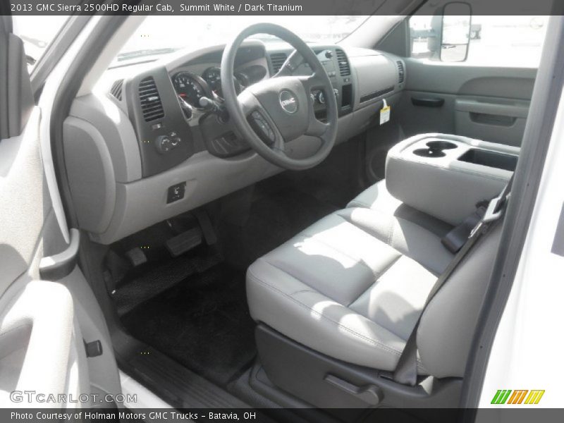 Summit White / Dark Titanium 2013 GMC Sierra 2500HD Regular Cab