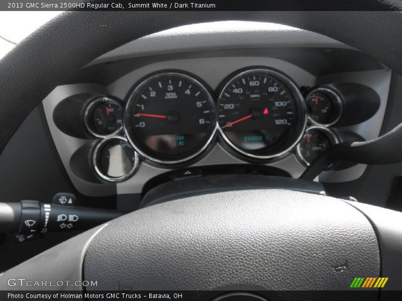 Summit White / Dark Titanium 2013 GMC Sierra 2500HD Regular Cab
