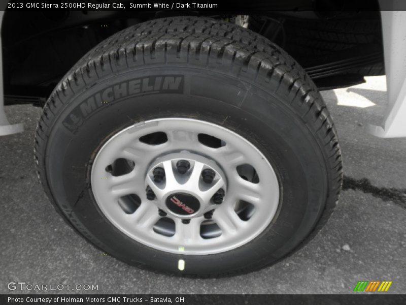 Summit White / Dark Titanium 2013 GMC Sierra 2500HD Regular Cab