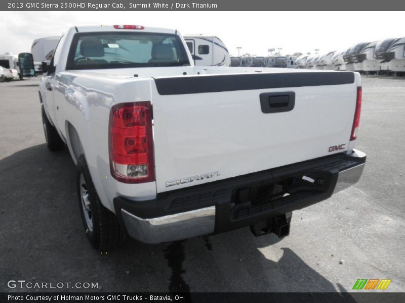 Summit White / Dark Titanium 2013 GMC Sierra 2500HD Regular Cab