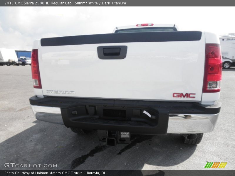 Summit White / Dark Titanium 2013 GMC Sierra 2500HD Regular Cab