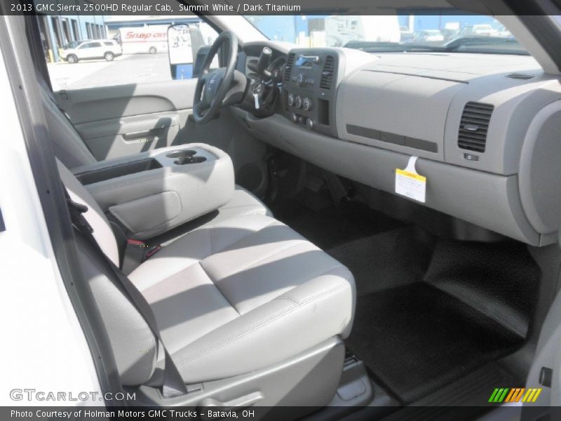 Summit White / Dark Titanium 2013 GMC Sierra 2500HD Regular Cab