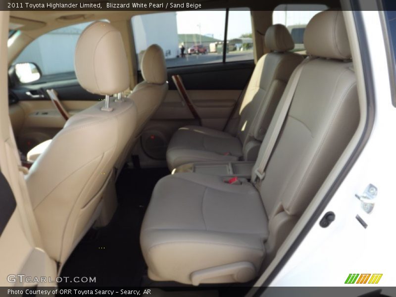 Blizzard White Pearl / Sand Beige 2011 Toyota Highlander Limited
