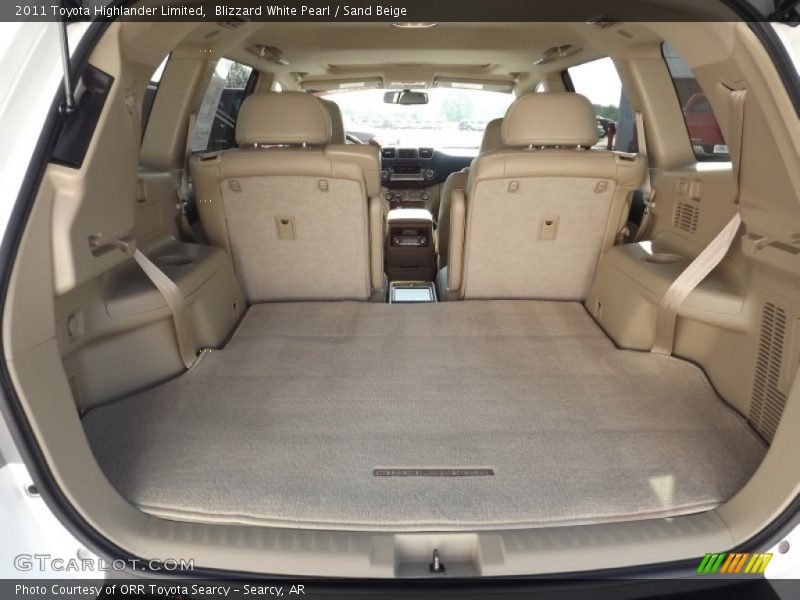 Blizzard White Pearl / Sand Beige 2011 Toyota Highlander Limited