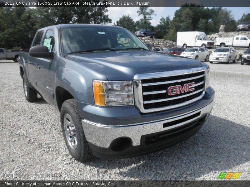 Stealth Gray Metallic / Dark Titanium 2013 GMC Sierra 1500 SL Crew Cab 4x4