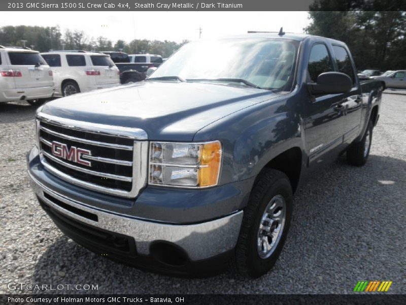 Stealth Gray Metallic / Dark Titanium 2013 GMC Sierra 1500 SL Crew Cab 4x4