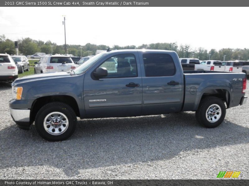 Stealth Gray Metallic / Dark Titanium 2013 GMC Sierra 1500 SL Crew Cab 4x4