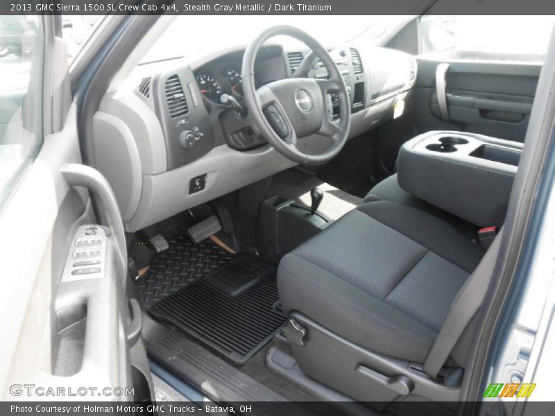 Stealth Gray Metallic / Dark Titanium 2013 GMC Sierra 1500 SL Crew Cab 4x4